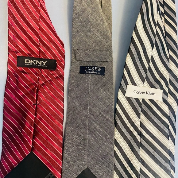 J. Crew Red and Gray Silk Ties Collection - Picture 3 of 9